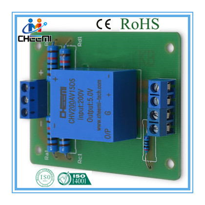 Closed Loop Sensor Voltage Transducer PCB Mounting