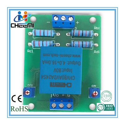 Voltage Transducer Hall Sensor for Power Distribution Cabinet Voltage Detection DC 24V