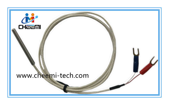 Waterproof Push-in Rtd Temperature Probe with Connecting Cable